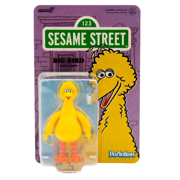 Frontansicht Sesamstraße Bibo Figur